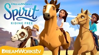 SPIRIT RIDING FREE  Riding Academy Part 1 Trailer  Netflix [upl. by Tacy172]