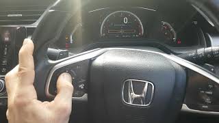 Honda Civic 2018 FCFK How to Reset Service Reminder [upl. by Teyut]