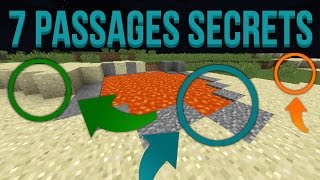 7 passages secrets dans Minecraft [upl. by Notsek]