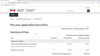 How to Pay Canada Visa Application and Biometric Fees Online [upl. by Aneda]