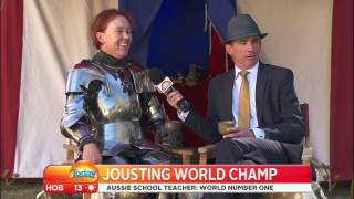 THE WORLD CHAMPION FEMALE JOUSTER [upl. by Aidnahs]