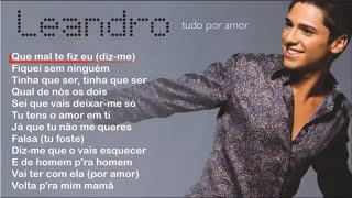 Leandro  Tudo por amor Full album [upl. by Sirdna198]