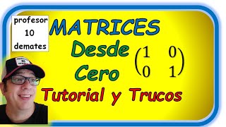 MATRICES Introducción 🔝 Conceptos básicos 🔥 Tipos Clasificación y Matriz Traspuesta [upl. by Alvord632]