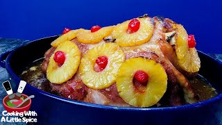 Best Pineapple Honey Glazed Ham Recipe [upl. by Obla]