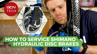 How To Bleed Shimano Road Hydraulic Disc Brakes [upl. by Mclaughlin418]