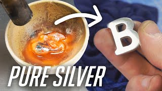 Casting Silver at Home Easy DIY Jewelry [upl. by Anilac]