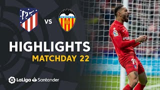 Resumen de Atlético de Madrid vs Valencia CF 32 [upl. by Caasi]