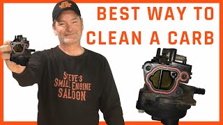 EASIEST WAY To Clean a Plastic Briggs Carburetor [upl. by Utley109]