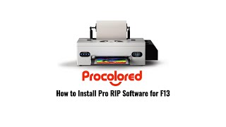 How to Install Pro RIP Software for F13 [upl. by Girardo158]