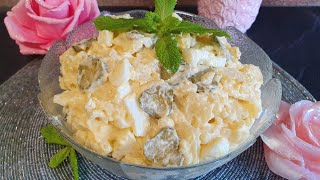 Omas bester Kartoffelsalat mit Mayonnaise Ei und Gurke [upl. by Fiorenza]