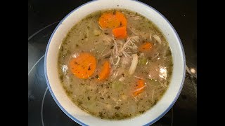 Homemade Turkey Soup Recipe [upl. by Macguiness144]