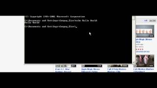 quotHello Worldquot In Command Prompt cmd [upl. by Ikey]