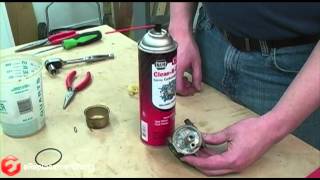 How to Clean a 4Cycle Engine Carburetor [upl. by Zeuqirdor]