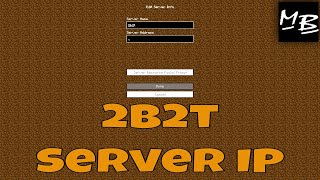 Minecraft 2b2t Server IP Address [upl. by Hansel31]