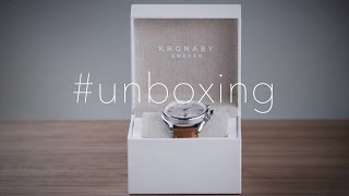 Kronaby hybridsmartwatch unboxing [upl. by Dasie]