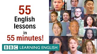 BOX SET 55 English lessons in 55 minutes Grammar amp Vocabulary Megaclass [upl. by Heriberto]