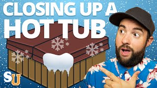 How To WINTERIZE Your HOT TUB in 11 Steps [upl. by Laura]