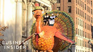 The History Of Macys Thanksgiving Day Parade  Business Insider [upl. by Nevah597]