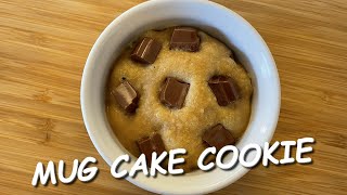 Mug cake COOKIE  LeCoinDuChef [upl. by Akiret]