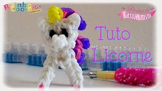 TUTO  Licorne  Poney Cheval en élastique Rainbow Loom [upl. by Marks]