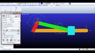 MSC ADAMS TUTORIAL  SLIDER CRANK MECHANISM Part1 [upl. by Haik902]