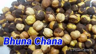 Bhuna Chana  how to make roasted chickpeas  Roasted Kala Chana  dry roasted chana [upl. by Brose]