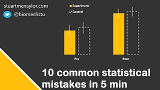 Ten Statistical Mistakes in 5 Min [upl. by Lemart]