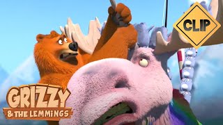 🦄Une licorne débarque dans le monde de Grizzy🐻  Grizzy amp les Lemmings [upl. by Eannaj407]