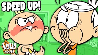 Anytime Someone Says The quotDquot Word It Speeds Up Potty Mouth  The Loud House [upl. by Ardnossak]