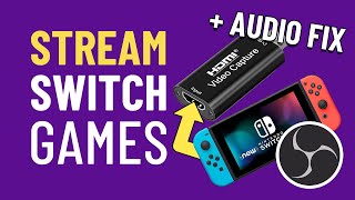 HDMI Capture Card and OBS Setup Tutorial  How to Stream Nintendo Switch [upl. by Ysak709]