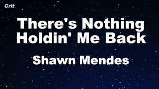 Theres Nothing Holdin Me Back  Shawn Mendes Karaoke 【With Guide Melody】 Instrumental [upl. by Howie]