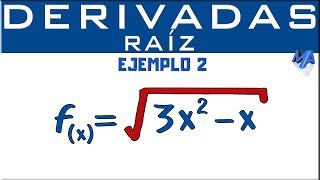 Derivada de una raíz  Ejemplo 2 [upl. by Audris]