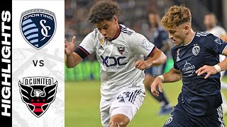 HIGHLIGHTS Sporting Kansas City vs DC United  September 13 2022 [upl. by Morice]