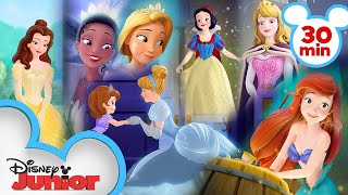 Every Time Sofia Meets a Disney Princess 👑 Sofia the First  disneyjr [upl. by Orestes]