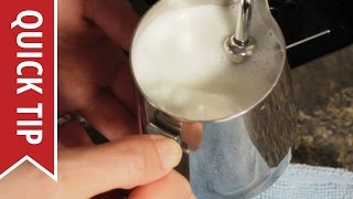 How to AutoFroth Milk for Lattes [upl. by Imefulo]