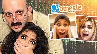 Hacking Into OMEGLE Calls Prank Hilarious Reactions Part9 [upl. by Lancelle]