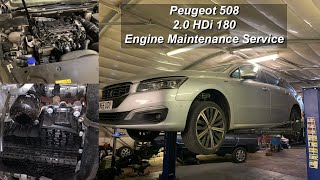 Peugeot 508 20 HDi 180 ServiceMaintenance [upl. by Lativa]