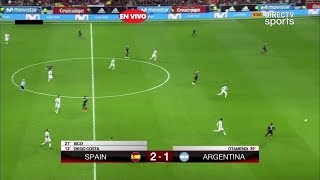 España vs Argentina 61 partido completo FULL HD 032718 [upl. by Efar]