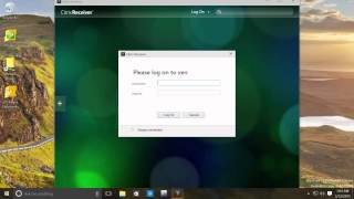 XenApps Citrix Receiver Setup on Windows 10 [upl. by Clay]