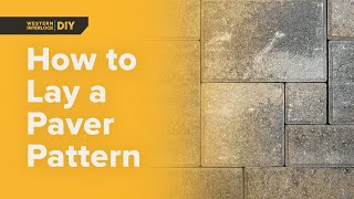 How to Lay a Perfect Paver Pattern [upl. by Oinotnaocram290]