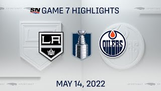 NHL Game 7 Highlights  Kings vs Oilers  May 14 2022 [upl. by Gilboa75]