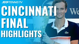 Daniil Medvedev Beats Goffin Wins First Masters 1000 Title  Cincinnati 2019 Final Highlights [upl. by Baudin]