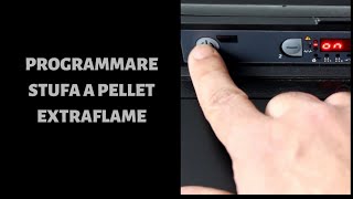 Programmare Stufa a pellet NORDICA EXTRAFLAME [upl. by Ollehto]