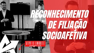 DIREITO DE FAMÍLIA Reconhecimento de filiação socioafetiva [upl. by Neemsaj]