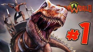 REAL TIME DINOSAURS  Paraworld Skirmish Match Gameplay  Ep1 [upl. by Niwrehs]