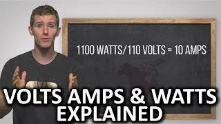 Volts Amps and Watts Explained [upl. by Yevette]