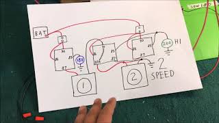 auto electric cooling fan WIRING how to DIY [upl. by Aisetra]