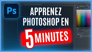 Apprendre Photoshop en 5 MINUTES  Tutoriel débutant [upl. by Harty858]