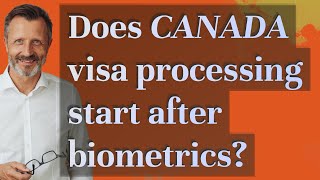 Does Canada visa processing start after biometrics [upl. by Nylsirk466]