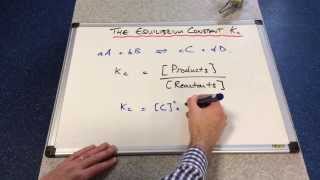 The Equilibrium Constant Kc [upl. by Kapor692]